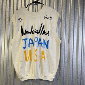 SOLD Rare Vintage 1991 Christo Umbrellas Japan -  Sleeveless Art Tee Shirt